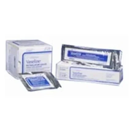 Vaseline Petrolatum Gauze Dressing 3x9" Sterile Strip Fine Mesh White Abs LF, 50 EA/BX