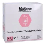 ClearSafe Comfort Safety IV catheter 20 Gauge 1-1/4"