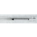 Tuberculin Syringe 27gx3/8" 1cc Gray Luer Slip Attached Needle Cnvntnl LDS 100/Bx
