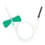Blood Collection Set Needle 21gx3/4" 12" Tubing Winged Green Safety Shield 50/Bx