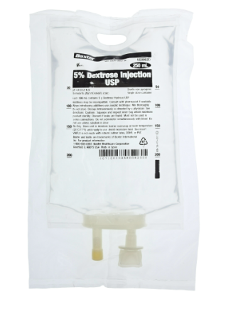 Injection Bag Dextrose 5% 250mL