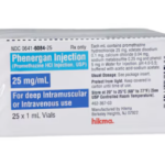 Phenergan Injection 25mg/mL Ampule 1mL 25/Package