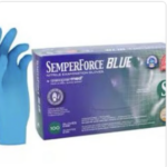 SemperForce Nitrile Exam Glove Small Blue Non-Sterile (1)