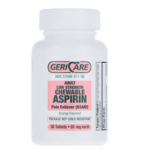 Aspirin Adult NSAID Chewable Tablets 81mg Orange Twist Cap